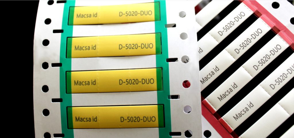 Coding on polyolefin - Macsa ID laser